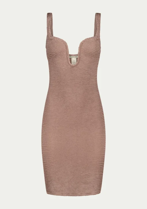 PARAMIDONNA MIKA DRESS ROSE BEIGE> Dresses & Shirts | Beachwear