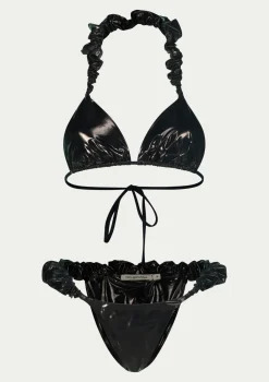 PARAMIDONNA MIMI BLACK METALLIC> Two Piece | Swimwear
