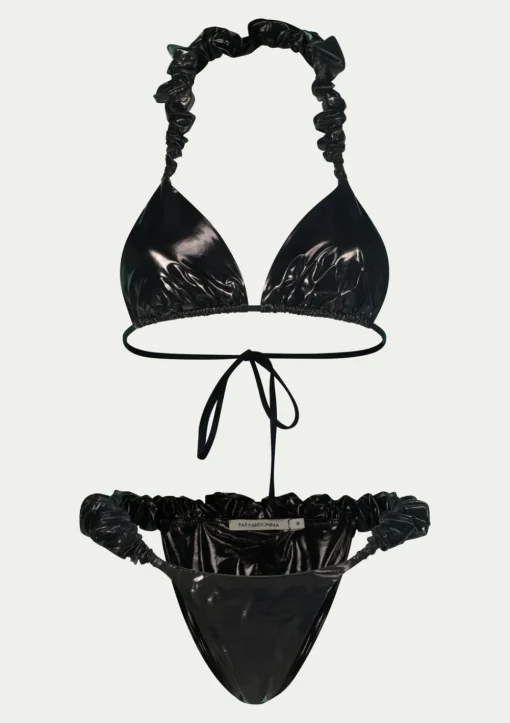 PARAMIDONNA MIMI BLACK METALLIC> Two Piece | Swimwear