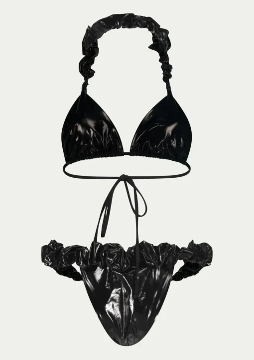 PARAMIDONNA MIMI BLACK METALLIC> Two Piece | Swimwear