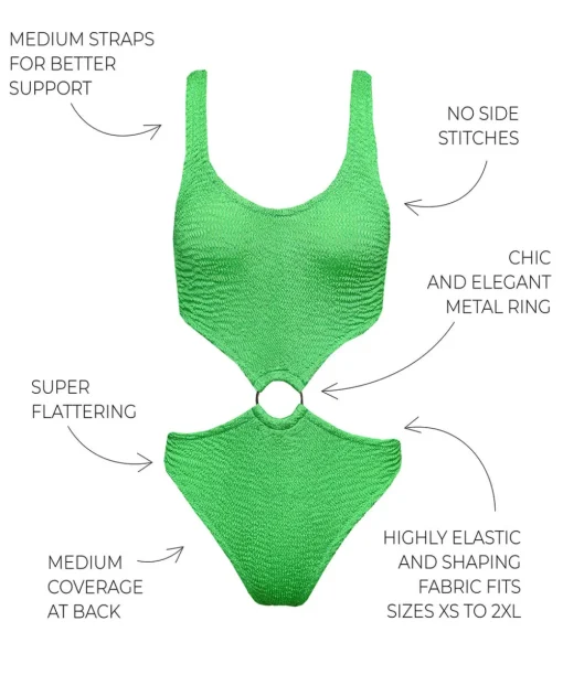 PARAMIDONNA OLIVIA KIWI> One Size | One Piece