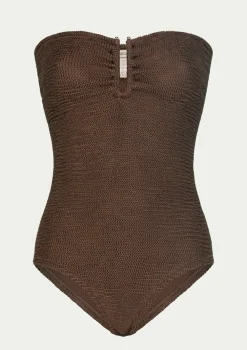 PARAMIDONNA ONE PIECE FRIDA CHOCO> One Size | One Piece