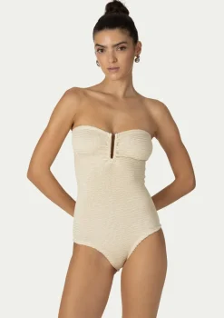 PARAMIDONNA ONE PIECE FRIDA IVORY> One Size | One Piece
