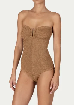 PARAMIDONNA ONE-PIECE FRIDA CAMEL> One Size | One Piece