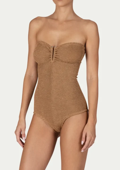 PARAMIDONNA ONE-PIECE FRIDA CAMEL> One Size | One Piece