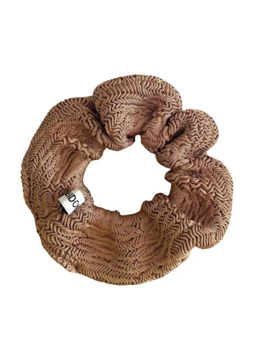PARAMIDONNA SCRUNCHIE CAMEL> Accessories