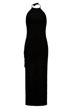 PARAMIDONNA SELENA DRESS BLACK> Dresses & Shirts | Crochet