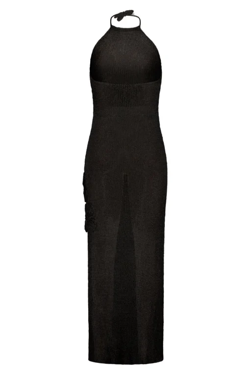 PARAMIDONNA SELENA DRESS BLACK> Dresses & Shirts | Crochet