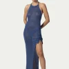 PARAMIDONNA SELENA DRESS VIOLET BLUE> Dresses & Shirts | Crochet