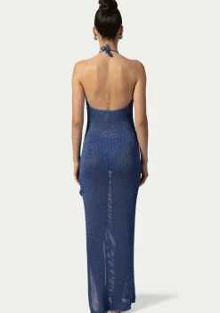 PARAMIDONNA SELENA DRESS VIOLET BLUE> Dresses & Shirts | Crochet