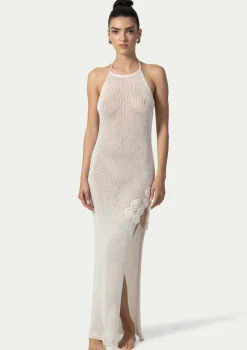 PARAMIDONNA SELENA DRESS WHITE> Dresses & Shirts | Crochet