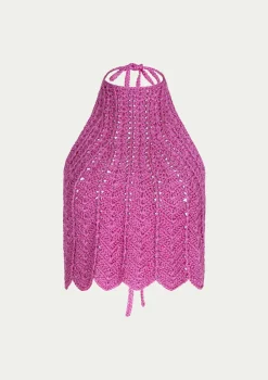 PARAMIDONNA SHELL TOP FUCHSIA> Dresses & Shirts | Beachwear