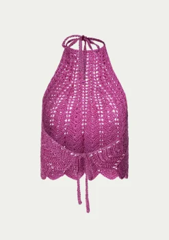 PARAMIDONNA SHELL TOP FUCHSIA> Dresses & Shirts | Beachwear