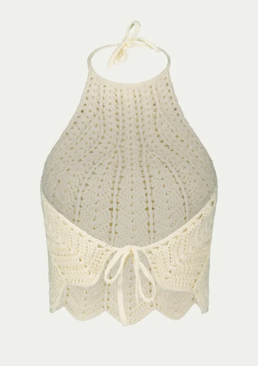 PARAMIDONNA SHELL TOP WHITE> Dresses & Shirts | Beachwear