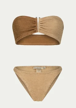 PARAMIDONNA TWO-PIECE FRIDA CAMEL/SUGAR> One Size | Two Piece